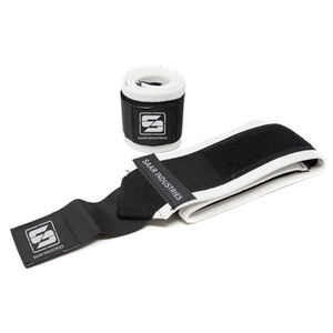 Enrouleur de poignet noir de haute qualité avec logo de marque personnalisé imprimé, équipement de musculation pour l'été, outil d'entraînement pour la musculation - Product Image 5