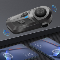 Casque de moto avec casque Bluetooth pour motocycliste, système de communication pour casque de moto, interphone de moto étanche IP67