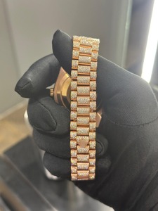 Reloj de Lujo para Hombre, Estilo Hip Hop, con Incrustaciones de Moissanita, Movimiento Automático, Fabricación Personalizada - Product Image 2