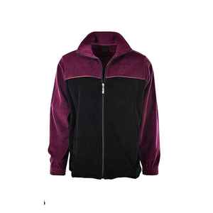 2026 Winter Adult Style Solid Pattern Velvet Non Hooded Custom High Quality Zip Up Breathable Quick Dry Velvet <b>Track</b> <b>suit</b> - Product Image 6