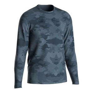 Chemise de pêche à manches longues pour homme, camouflage, avec capuche et protection faciale, UPF 50, anti-UV, pull-over - Product Image 3