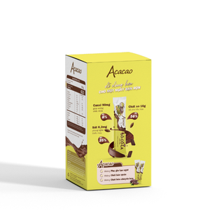 Polvo de chocolate instantáneo de alta calidad Acacao sabor a jengibre Etiqueta Privada suministro de fábrica de Vietnam-caja de 286G - Product Image 3