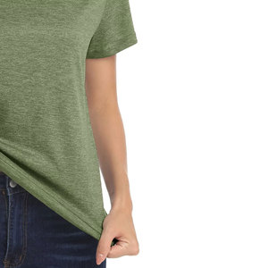 Camisetas Gráficas DTG para Streetwear, Camisetas Lisas de Tallas Grandes para Mujer, Lavado Ácido, Transpirables, 100% Algodón, Corte Regular de Verano - Product Image 5