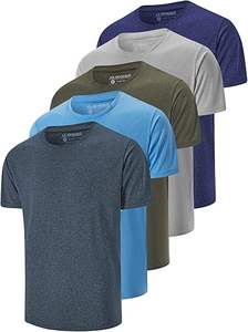 T-shirts de sport pour hommes, à séchage rapide, pour la course à pied, la gym, les entraînements, manches courtes - Product Image 4