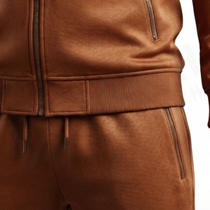 Survêtement en velours de haute qualité personnalisé pour hommes, vêtements de sport en velours, survêtement en molleton de luxe pour hommes, survêtements pour hommes - Product Image 5