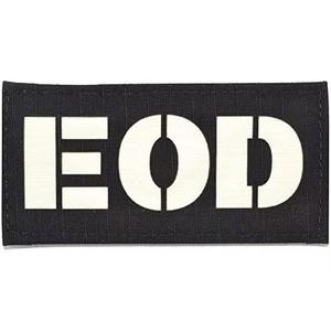 Patch en tissu réfléchissant noir personnalisé, découpé au laser, motif drapeau IR, excellente qualité, bordure découpée à chaud ou au laser pour vêtements et chapeaux 2026 - Product Image 6