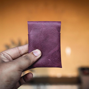 Elegant Stitchless Leather <b>Wallet</b> Minimalist Card Holder Genuine Leather Slim No Stitch <b>RFID</b> <b>Blocking</b> Men Fol SLW-0042 - Product Image 1