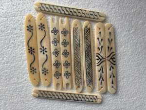 Découseur en bois écologique fait main pour le tricot, accessoires traditionnels pour métier à tisser, la fabrication de dentelle, la dentelle française et les fournitures d'artisanat - Product Image 4