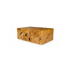 Table basse artisanale pour salon ARTERRA Premium Luxury, table en bloc de racine de teck rustique, durable - Product Image 2