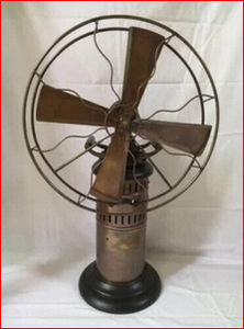Ventilateur de table en métal à vapeur ALFA-NAUTICAL, fonctionnant au kérosène, fait main, objet de collection, pour exposition muséale et activités promotionnelles - Product Image 2
