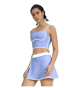 Nuevo Conjunto Deportivo Ligero y Moderno para Tenis, Material Flexible, para Partidos Competitivos, Jersey Deportivo Premium, Uniforme de Tenis para Mujer - Product Image 3