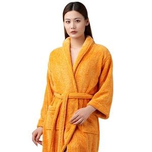 Wholesale Luxury Custom Coral Fleece Terry <strong>Bathrobe</strong> Super Soft Hotel Spa Women <strong>Bathrobe</strong> - Product Image 1