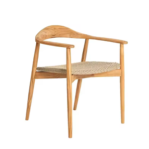 Solid <b>Teak</b> Weave <b>Chair</b> Natural for <b>Dining</b> Room and Restaurant Furniture Premium Quality Outdoor and Indoor Use - Product Image 1