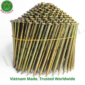 Clous en spirale de 3 po x 0,120 po, 4500 pièces, à tige lisse, pour pistolet à clous pneumatique, pour palettes, provenance Vietnam |   Clavo en rouleau - Product Image 1