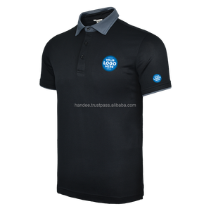 OEM/ODM hombres de alta calidad de manga corta Polo Golf camisas logotipo personalizado al por mayor mejor opción para 2024 - Product Image 1
