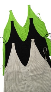 Ropa sexy sin mangas para mujer, prenda moderna con logotipo personalizado, talla europea - Product Image 2