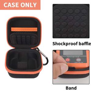 Étui de protection rigide OEM |   Boîte de rangement étanche et antichoc avec poche en filet |   Jauge d'angle numérique portable et sac porte-outils - Product Image 2
