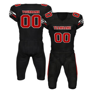 Uniforme de football américain à manches courtes pour hommes, taille plus, best-seller - Vente en gros, personnalisé, haute qualité - Product Image 3
