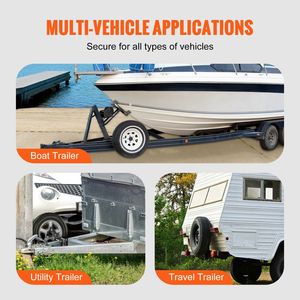 Support de Roue de Rechange pour Remorque, Capacité 160 lb, Accessoire pour Remorque Utilitaire, Compatible avec la Plupart des Roues à 4, 5, 6 ou 8 Goujons - Product Image 6