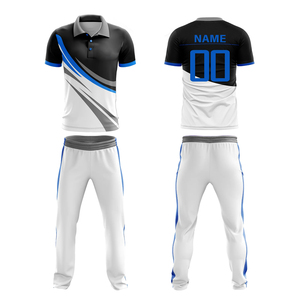 Best Price Custom Made Cricket Uniforms With Name And Number Printed Half Sleeve Cricket Shirt And <b>Trouser</b> For Men - Product Image 1