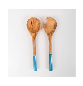 Cuchara de Madera con Impresión Esmaltada, Acabado Espejo, Ecológica, de Lujo, para Regalo de Boda, Cuchara para Servir Especias Hecha a Mano de Alta Calidad - Product Image 2