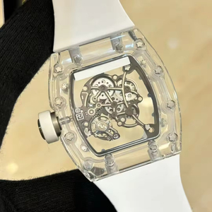 Nuevo Reloj Cronógrafo Mecánico Automático para Hombre, con Esfera de Acero Inoxidable y Titanio, Logotipo Personalizado, Venta al Por Mayor - Product Image 4