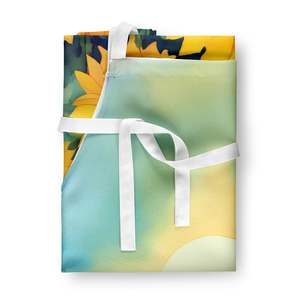 Kansas Tournesols Aquarelle Unisexe Grand Tablier Multicolore pour Cuisson Cuisson Artisanat Jardinage pour Adultes et Unisexe - Product Image 3