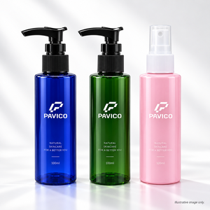100ml Cylindrical PET Cosmetic <b>Bottle</b> with 24mm Neck Pump Sprayer Screw Cap Silk Screen Printing for Skincare Packaging Vietnam - Product Image 6
