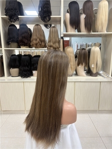 Venta de Fábrica: Pelucas de Cabello Humano Virgen Chino con Frente de Encaje, Base Transparente, Largas, con Densidad del 150% (Pequeña/Grande/Media) - Product Image 2