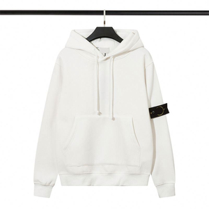 Sweat à capuche unisexe de haute qualité, coupe classique, logo personnalisé, 100% coton, écologique, respirant, 220g, poids lourd - Product Image 2