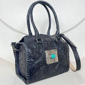 Bolsas rápidas de cuero de vaca con herramientas manuales personalizadas de alta calidad, bolsa de lona de viaje de moda de lujo, bolsa de transporte mediana para la noche para mujer - Product Image 4