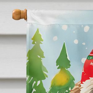Grand drapeau de maison de Noël multicolore Puli Porch Sleeve Pole Décoratif Yard Banner Artwork Polyester Wall Hanging House Size - Product Image 3