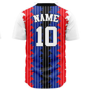 เสื้อเบสบอลชายแบบกำหนดเอง เสื้อเชิ้ตเรียบติดกระดุม สำหรับเยาวชนและผู้ใหญ่ ชุดยูนิฟอร์มซอฟต์บอลแบบซับลิเมชั่น ราคาขายส่งแบบกำหนดเอง - Product Image 2