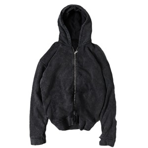 Men's Regular Fit Hooded <b>Zipper</b> <b>Sweatshirt</b> 100% Cotton French Terry Casual Autumn Wear Quick Dry Breathable 370g - Product Image 1