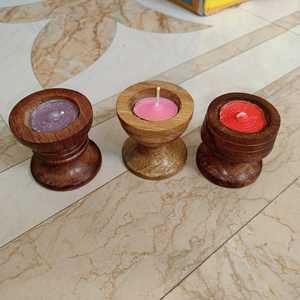 Industry Trending Unique Wooden <b>Christmas</b> <b>Tea</b> <b>Lights</b> For Home Hotel Restaurant Lighting Scented Candle Jar For Table Decor - Product Image 2