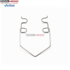 เครื่องมือตรวจตาแบบโค้งทำจากเหล็กกล้าไร้สนิม ยี่ห้อ Barraquer ขนาดประมาณ 50 มม. สำหรับผ่าตัดตา - Product Image 3