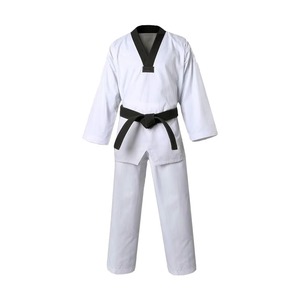 Martial Arts Wear Taekwondo Uniform Custom Front Logo Print Breathable Comfort High Quality - Product Image 1