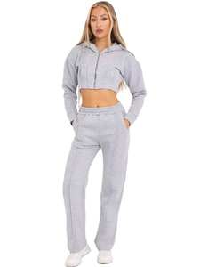 Conjunto Deportivo Corto Vintage para Mujer, Moderno, Cómodo, Elástico y Deportivo, para Gimnasio, Correr, Casual, de 2 Piezas, de Algodón, de Secado Rápido y Transpirable - Product Image 5