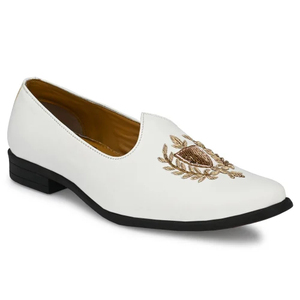 รองเท้าแต่งงานผู้ชายดีไซน์ใหม่ Asken Atelier รุ่น Nagra แบบเปิดนิ้วเท้า หนังนิ่ม ปักลาย สวยงามทันสมัย - Product Image 1