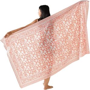 Women Minimalist <b>Sheer</b> Chiffon Pareo Wrap <b>Bikini</b> Beach Cover Up - Product Image 2