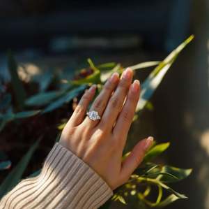 18K Gold Plated 925 Sterling <b>Silver</b> <b>Emerald</b> Cut Prong Setting Octagon Moissanite Engagement <b>Ring</b> Fine Jewelry Gift for Her - Product Image 2