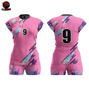 Conjunto de Camiseta y Pantalones Cortos de Voleibol para Mujer, Uniforme Deportivo de Poliéster Transpirable de Secado Rápido, Kit Personalizado para Equipo - Product Image 5