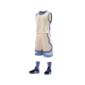 Men's Sublimated Basketball Jersey Set Sleeveless Tank Top Shorts Moisture Wicking Polyester All Seasons Sportswear - Product Image 2