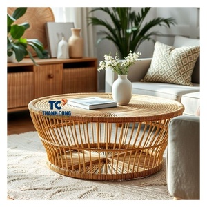 Compre MUEBLES DE RATÁN de Vietnam y MESA RATTAN duradera en la mejor oferta al por mayor con condiciones de pago flexibles - Product Image 1