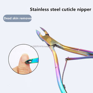 Salon Multi Color Titanium Dead Skin <b>Remover</b> Kit 3pcs Nail Pusher Nippers Cuticle Manicure Set with Tin <b>Box</b> - Product Image 2
