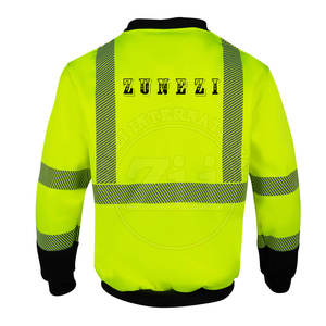 Sudaderas de Trabajo de Alta Visibilidad, Resistentes al Fuego y al Agua, con Protección de Seguridad, Reflectantes, de Manga Larga, Hechas en Pakistán, Tallas Grandes - Product Image 3