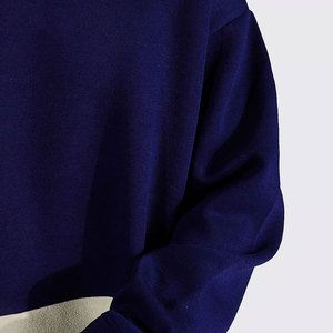 Sudadera con logo personalizado para hombre, de alta calidad, muy vendida, de color sólido, estilo oversize, básica. - Product Image 6