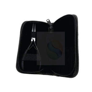 Kit d'outils pour extensions de cheveux ProLux en acier inoxydable – Ensemble de 3 pinces et micro-anneaux - Product Image 5