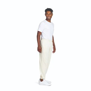 Pantalon de survêtement 100 % coton vintage épais délavé à l'acide, en molleton uni pour l'hiver, personnalisable avec service OEM - Product Image 2