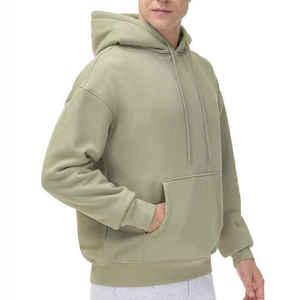 Sweat-shirts à capuche pour hommes, couleur unie, manches longues, cordon de serrage, style hipster, décontractés - Product Image 4